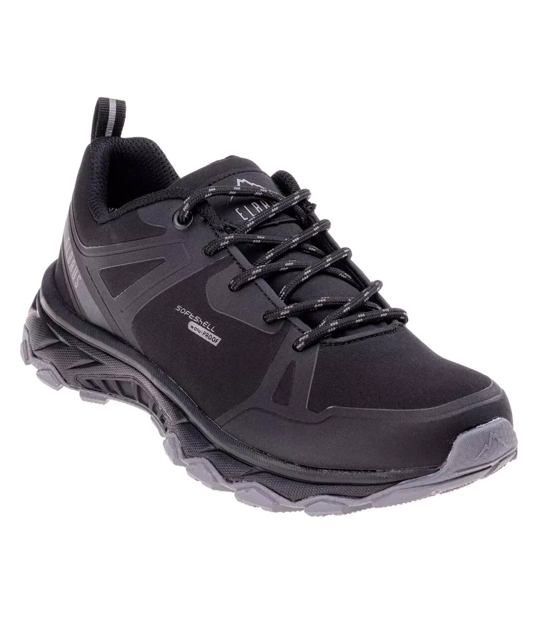 Womens/ladies Wesko Waterproof Walking Shoes Black Elbrus