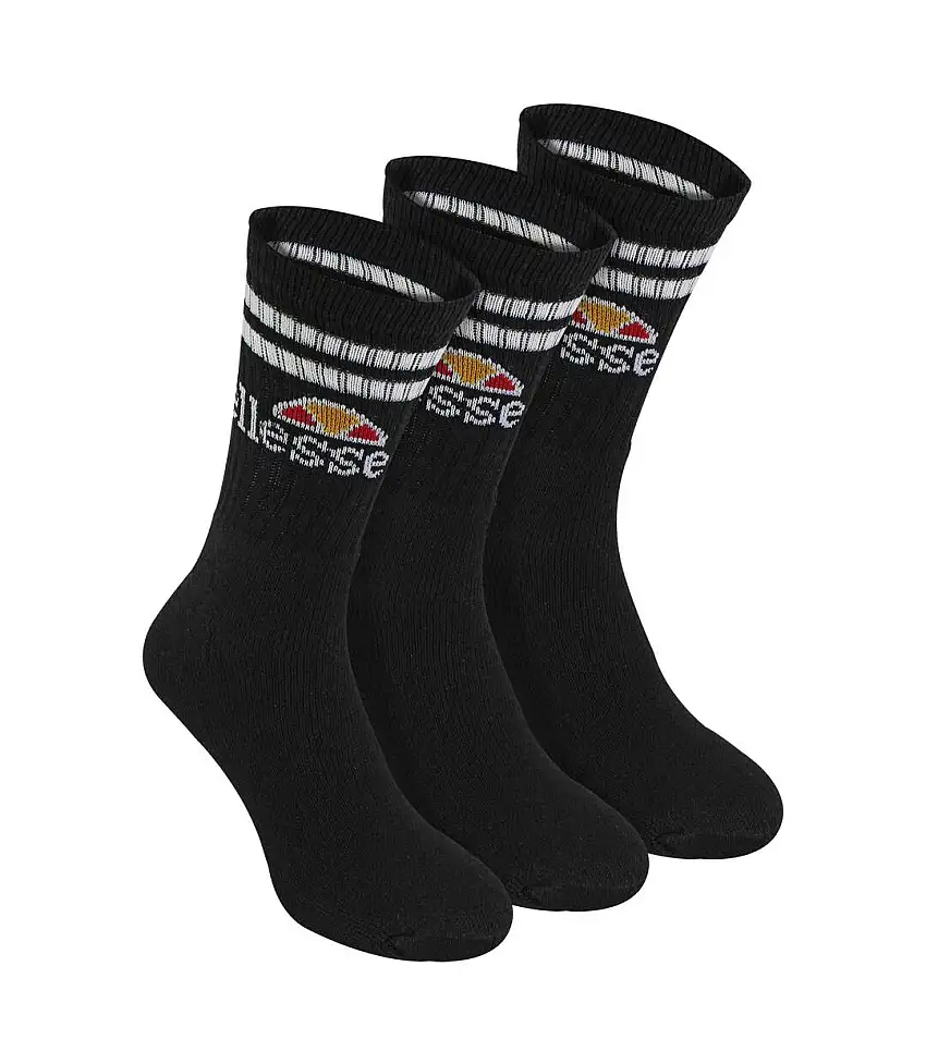 3 Pack Mens Vulloni Jacquard Logo Sport Socks