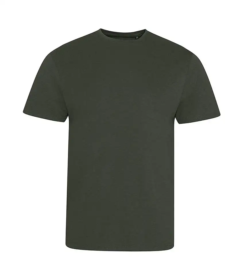 Mens Organic Cascades T-shirt Olive Green Ecologie