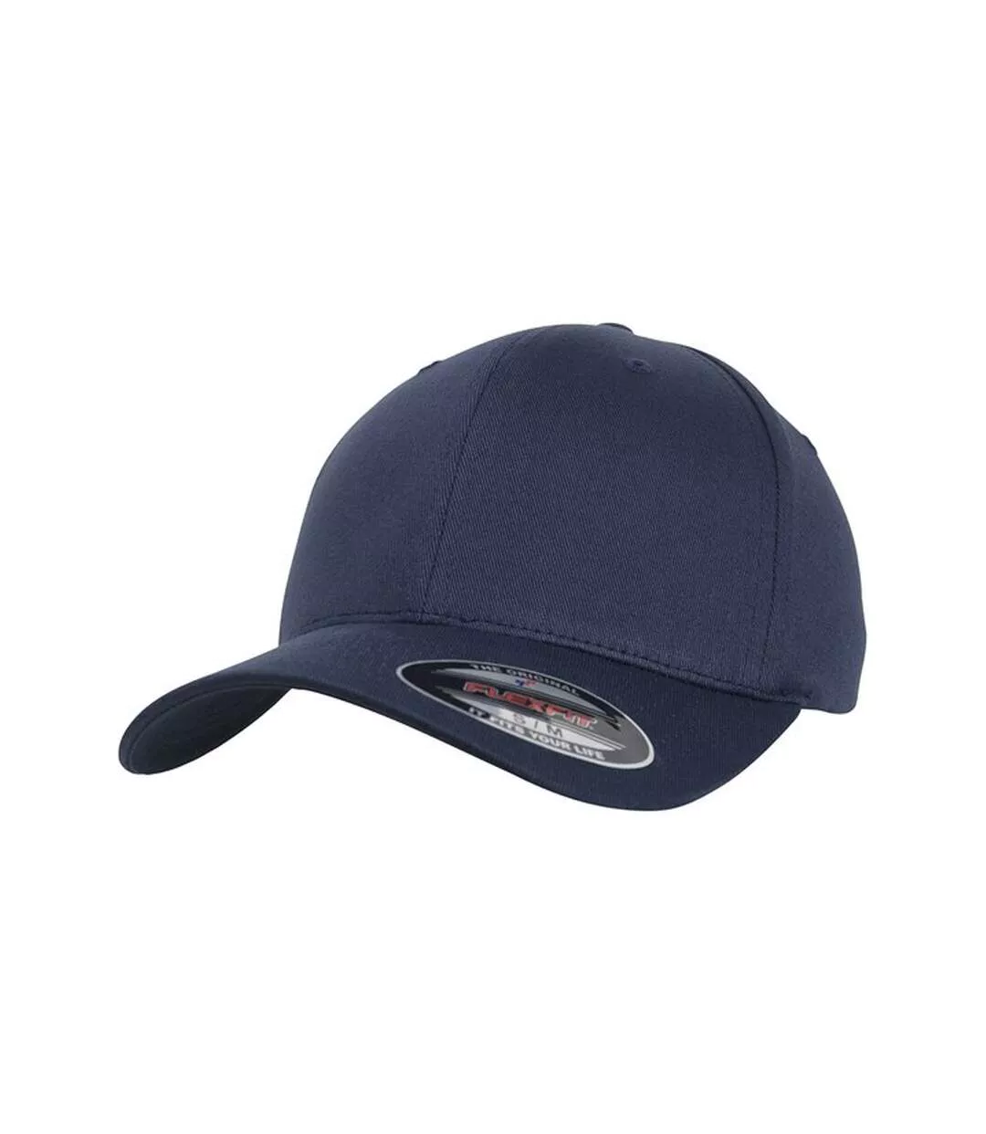 Unisex Adult Flexfit Organic Cotton Baseball Cap Navy Yupoong