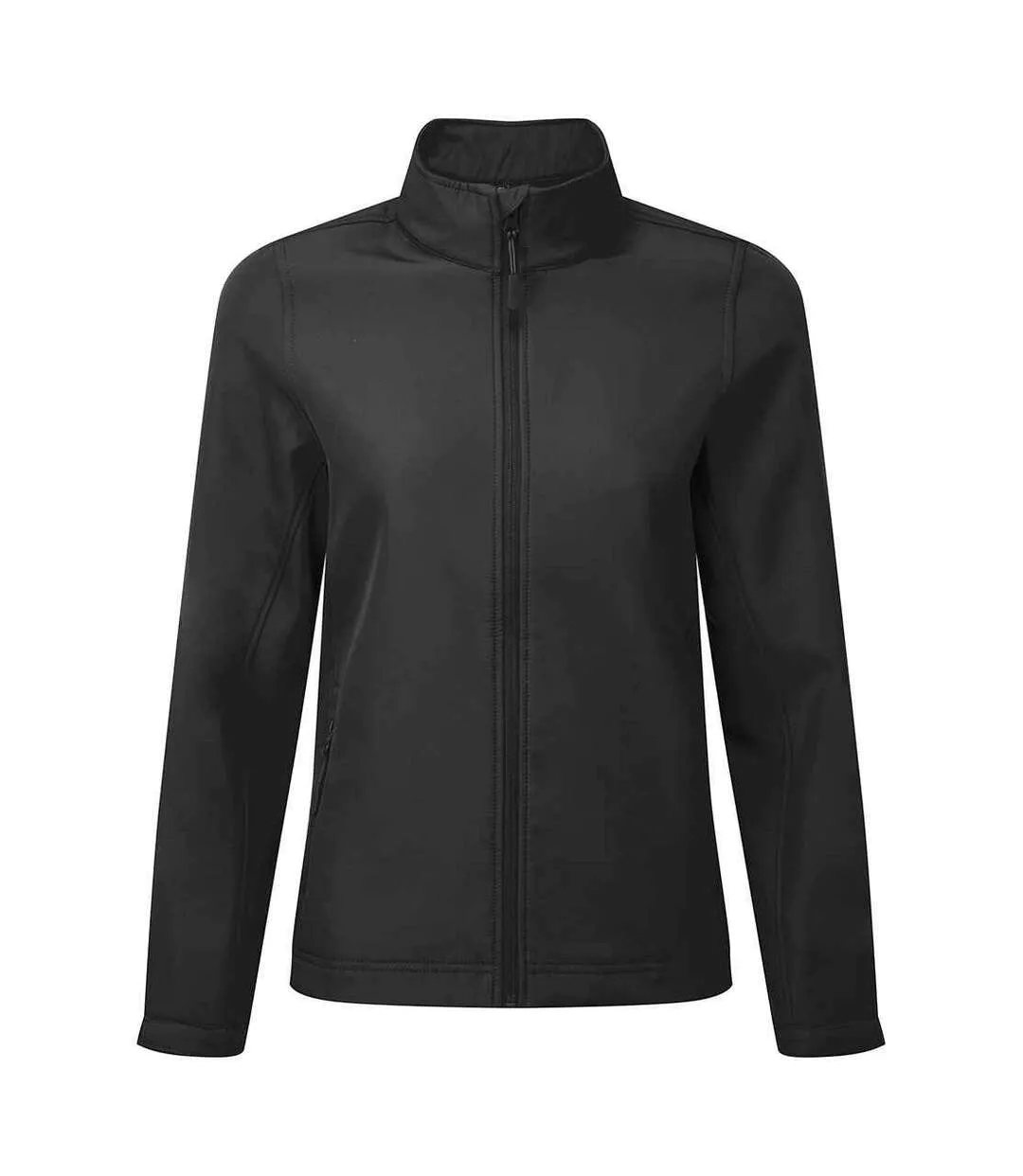 Womens/ladies Windchecker Soft Shell Jacket Black Premier