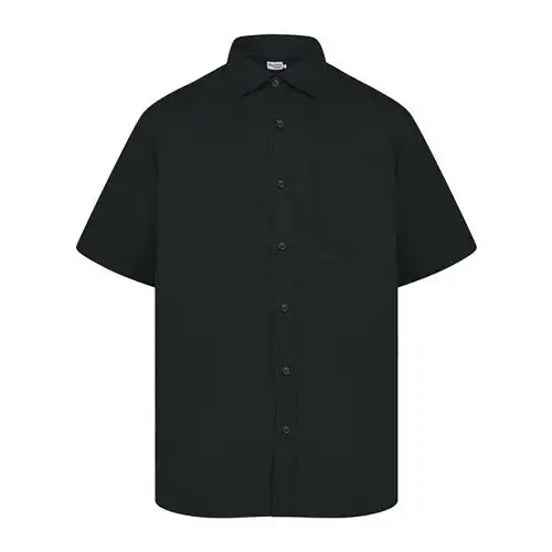Absolute Apparel Mens Short Sleeved Classic Poplin Shirt