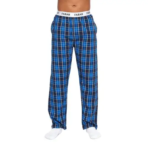 Farah Mens Walber Checked Lounge Pants