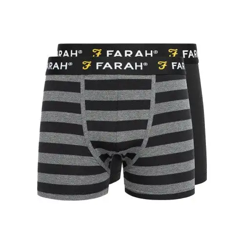 Farah Mens Odensa Boxer Shorts (Pack of 2)