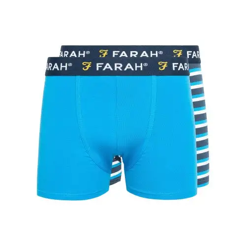 Farah Mens Raby Boxer Shorts (Pack of 2)