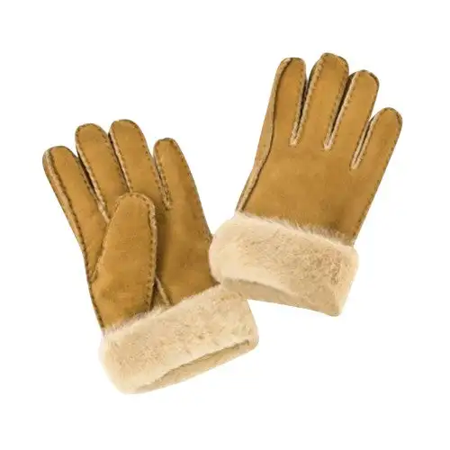 Eastern Counties Leather Womens/Ladies Cuffed Sheepskin Gloves