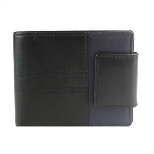 Eastern Counties Leather Scott Contrast Panel Leather Wallet