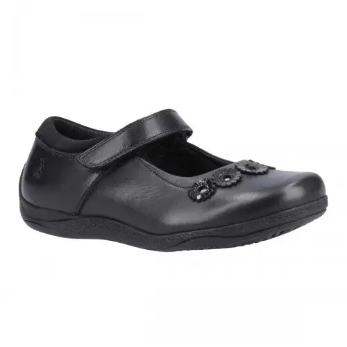 Hush Puppies Girls Christina Leather School Shoes