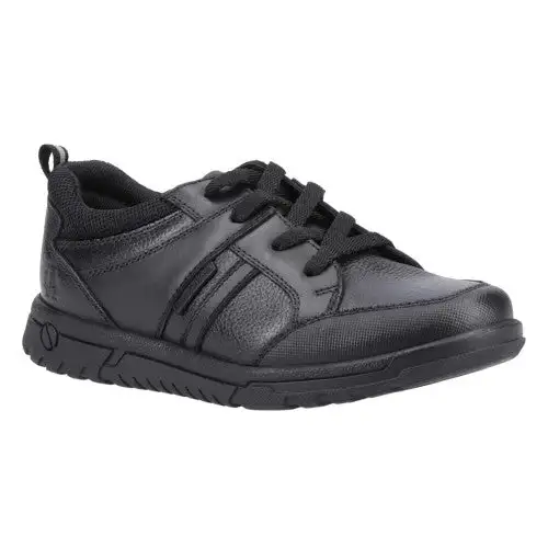 Hush Puppies Boys Steven Leather School Shoes