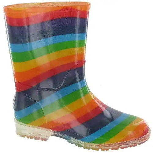 Cotswold PVC Kids Rainbow Welly / Girls Boots