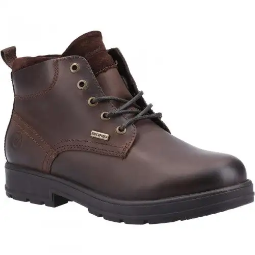 Cotswold Mens Winson Lace Leather Boots