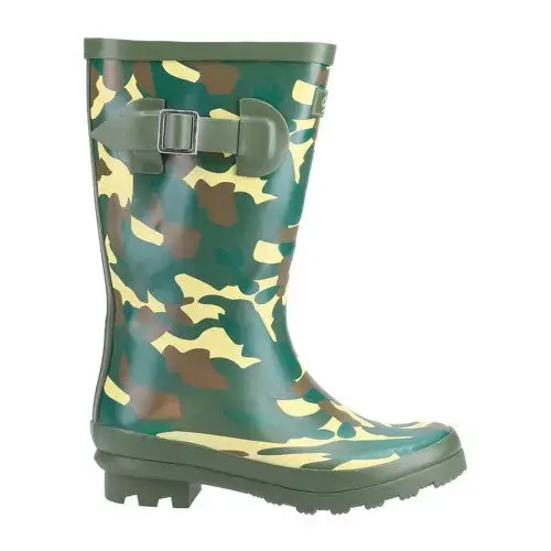 Cotswold Boys Innsworth Camo Wellington Boots