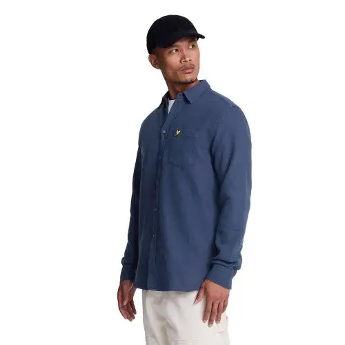 Lyle & Scott Mens Basket Weave Shirt