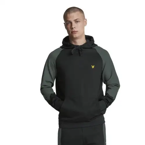Lyle & Scott Mens Colour Block Hoodie