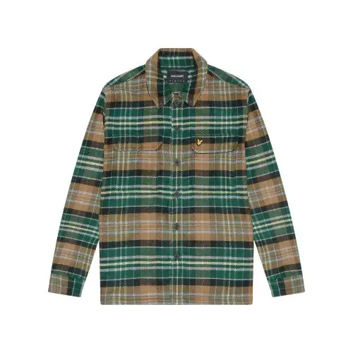 Lyle & Scott Mens Checked Flannel Overshirt