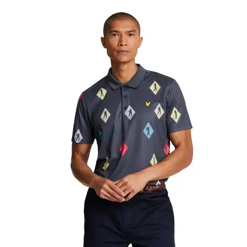 Lyle & Scott Mens Diamond Polo Shirt