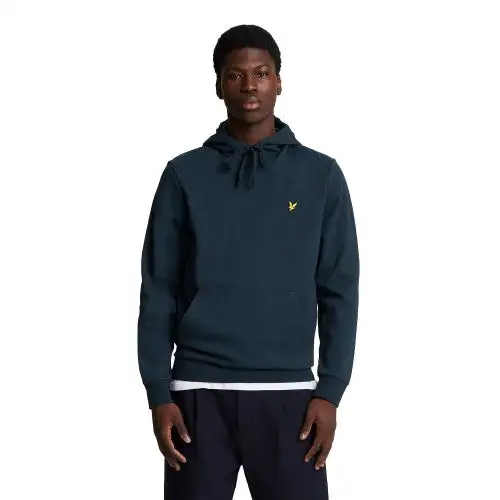 Lyle & Scott Mens Embroidered Interlock Logo Hoodie