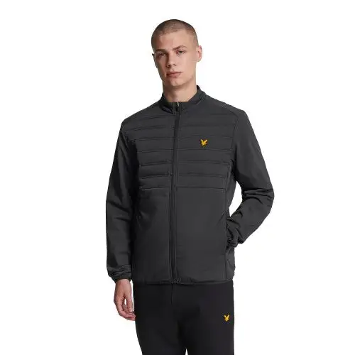 Lyle & Scott Mens Double Baffle Hybrid Jacket