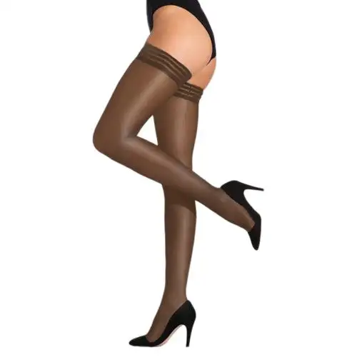 Couture Womens/Ladies Perfectly Sheer Tri Band Hold Ups (1 Pair)