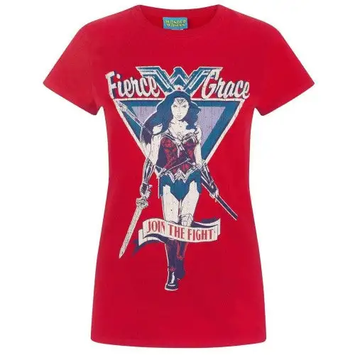 Wonder Woman Womens/Ladies Join The Fight T-Shirt
