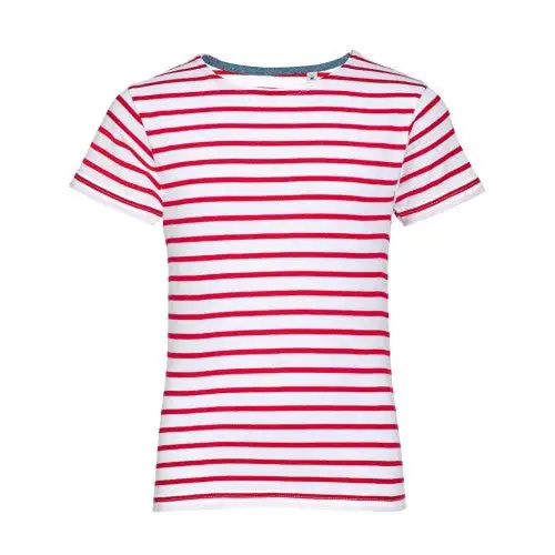 SOLS Childrens/Kids Miles Striped Short Sleeve T-Shirt