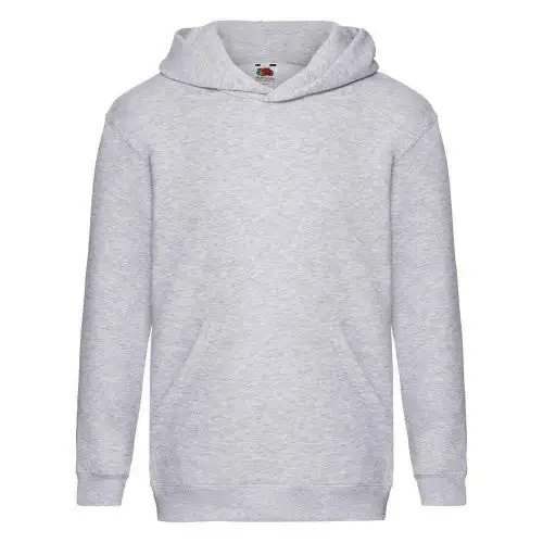 Fruit Of The Loom Childrens/Kids Premium Heather Hooded Sweatshirt