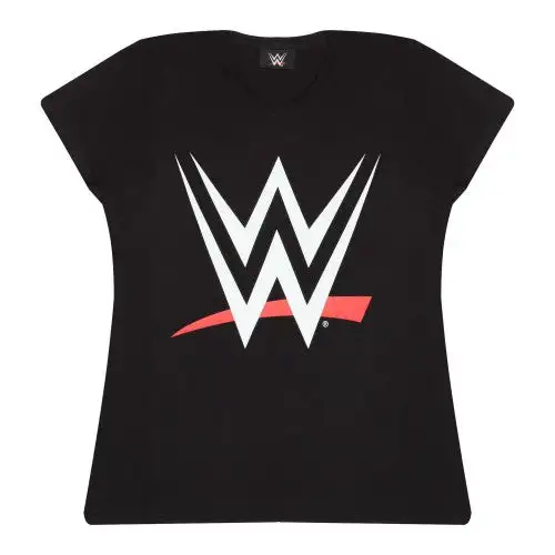 WWE Womens/Ladies Logo Fitted T-Shirt