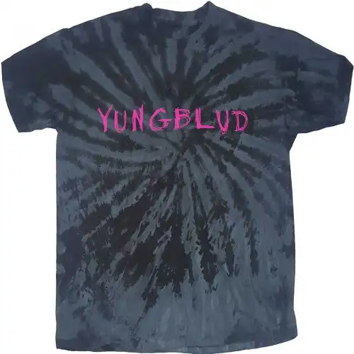 Yungblud Unisex Adult Scratch Tie Dye Logo T-Shirt