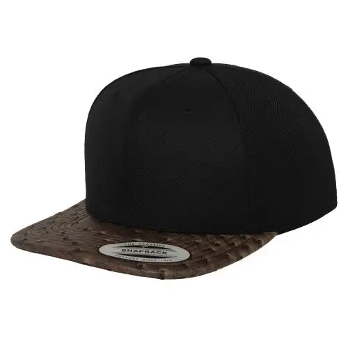 Yupoong Flexfit Unisex Leather Snapback Cap