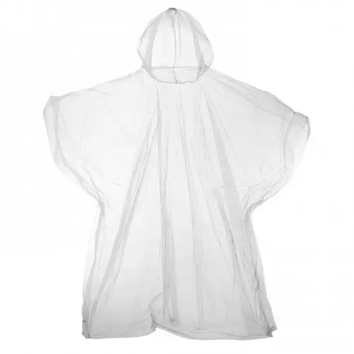 Kids Hooded Plastic Reusable Poncho