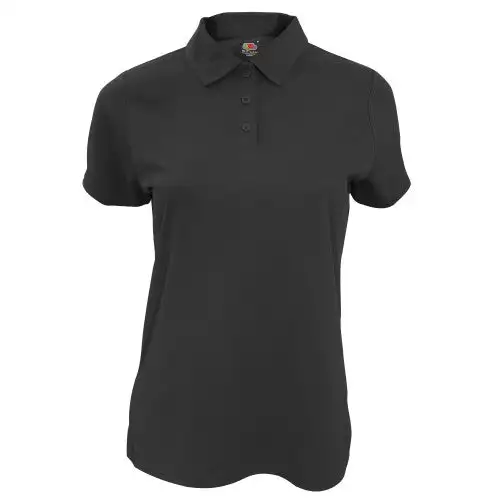 Fruit Of The Loom Womens/Ladies Moisture Wicking Lady-Fit Performance Polo Shirt