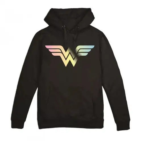 Wonder Woman Womens/Ladies Gradient Logo Hoodie