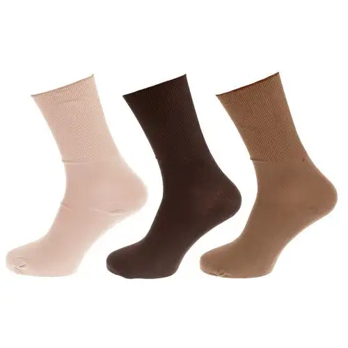 Universal Textiles Womens/Ladies Bamboo Diabetic Wellness Socks (3 Pairs)